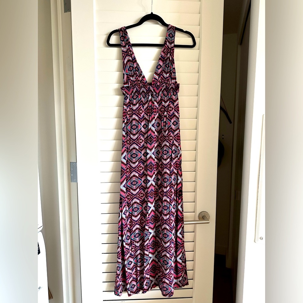 Tribal Print Maxi Dress